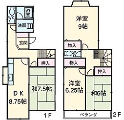 八潮市木曽根戸建 1