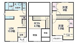 名古屋市守山区金屋2丁目の一戸建て