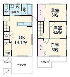 名古屋市天白区荒池2丁目の一戸建て