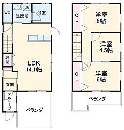 名古屋市天白区荒池2丁目の一戸建て