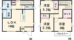 宇都宮市江曽島2丁目の一戸建て