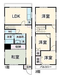名古屋市中川区三ツ屋町1丁目の一戸建て