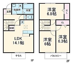 浜松市中央区西浅田2丁目の一戸建て