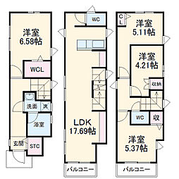 大谷場1丁目貸家