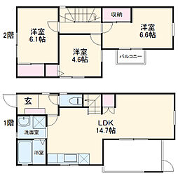ｌａ・ｃａｓａ堀之内Ｂ棟 B