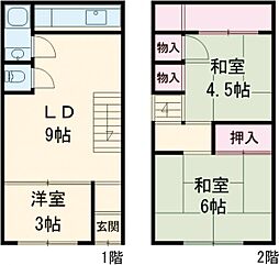 条南町一戸建II 1