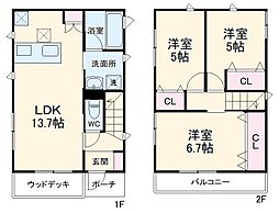 栢山貸家（LILIUM）（リリウム）D棟 1