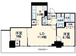ミッドオアシスタワーズ　タワー棟 1901