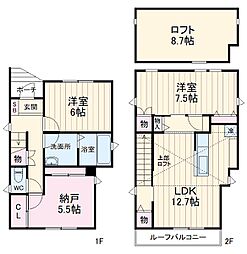 浜竹4丁目貸家 1