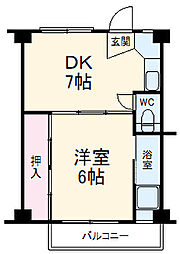 ビレッジハウス秋葉2号棟 209