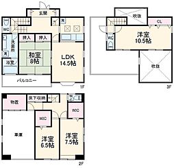 三代川様戸建貸家 1