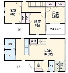 岡崎市六名南1丁目の一戸建て