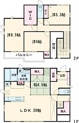 Ｄ−ｒｏｏｍ堀之内貸家 1