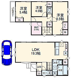 船橋市三山2丁目戸建て賃貸