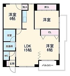 トゥインクルツイン桃山 3B