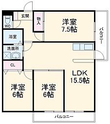 ハイツユーリー 3B