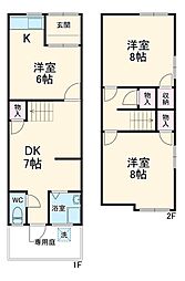 名古屋市緑区鳴海町字前之輪の一戸建て