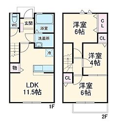 羽島郡岐南町薬師寺6丁目の一戸建て