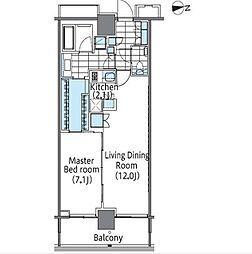 コンフォリア新宿イーストサイドタワー 1517