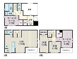横浜市港北区日吉4丁目の一戸建て
