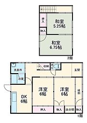萩原駅前きたひら貸家 1