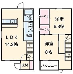 岡崎市野畑町字森越の一戸建て