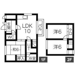 荒川祐一貸家（1棟2戸建） 左側