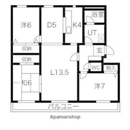 ニュータウン若葉Ｈ棟 303