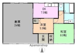 西田中倉庫付き住宅 1