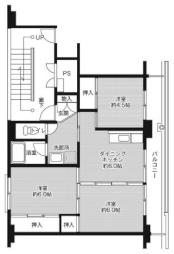 ビレッジハウス山王1号棟 0504