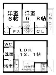 一宮市冨田字下本郷の一戸建て