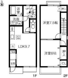 オアシス滝ノ水Ａ・Ｂ A102