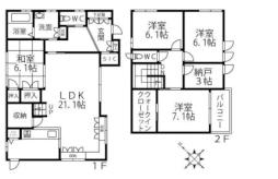 東香里3丁目戸建 1111