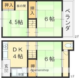 新池島町1−18−49貸家 1X