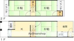 黒原旭町14−6連棟貸家 左