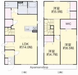 岡山市北区北方３丁目の一戸建て