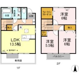 岡山市北区津島南１丁目の一戸建て