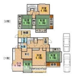 岩国市麻里布町４丁目の一戸建て