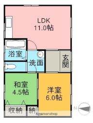 庄内町6丁目貸家Ｋ−Ｈ025 2