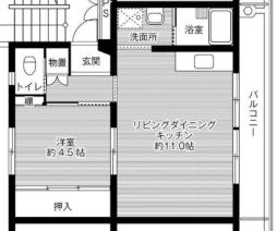 ビレッジハウス甘木4号棟 0504