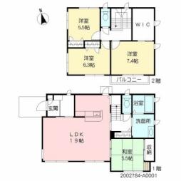 熊本市北区八景水谷２丁目の一戸建て